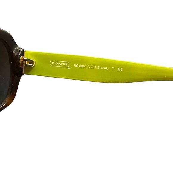 Coach HC8001 Emma 5052/13 Tortoise Sunglasses 57-17-135 Rx Ready Oversized - Picture 8 of 16